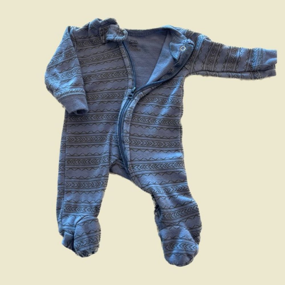 Two Pack Yoga Sprout Premie Onesies